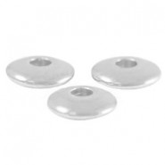 DQ metal bead Disc 6mm Antique silver